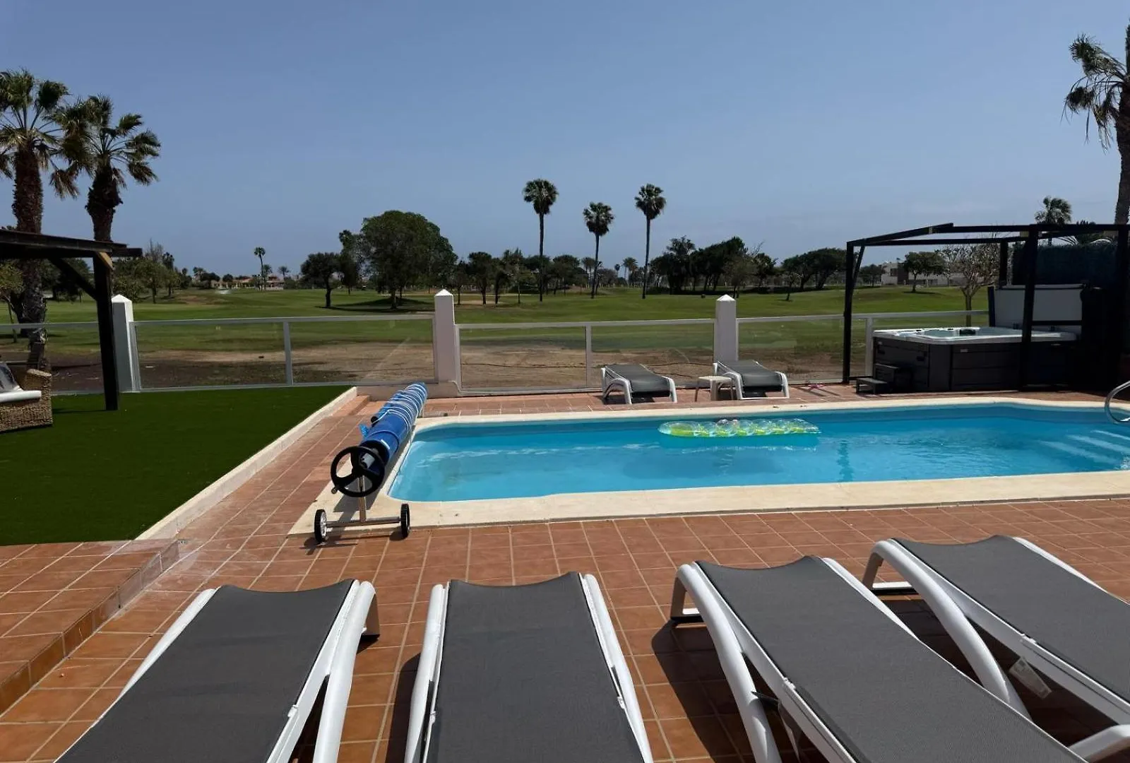 Villa Vista Verde, Luxury Family Front Line Golf, Hot Tub,Pool Table, 8 Pers, Caleta De Fuste