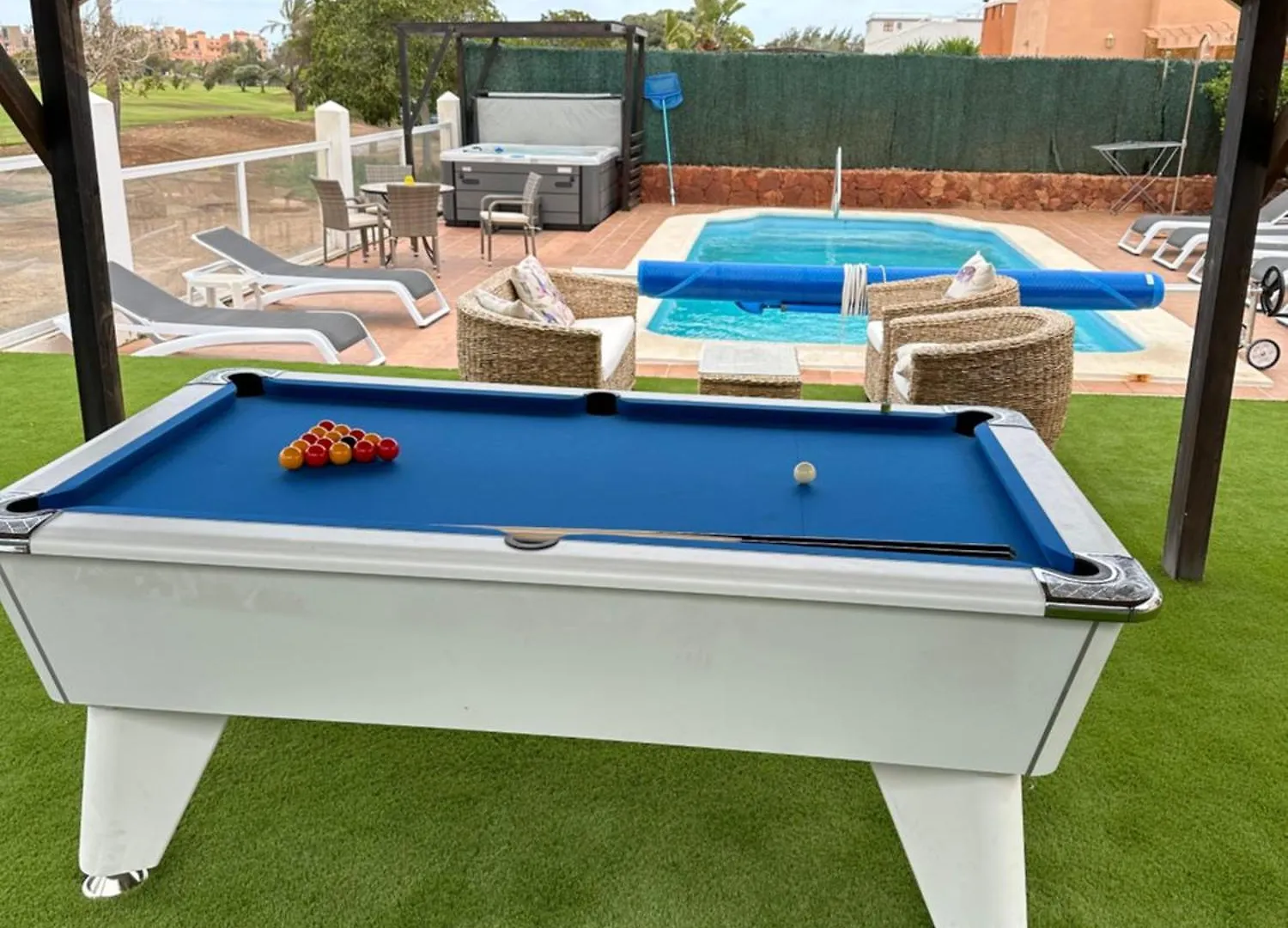 Villa Vista Verde, Luxury Family Front Line Golf, Hot Tub,Pool Table, 8 Pers, Caleta de Fuste Espagne